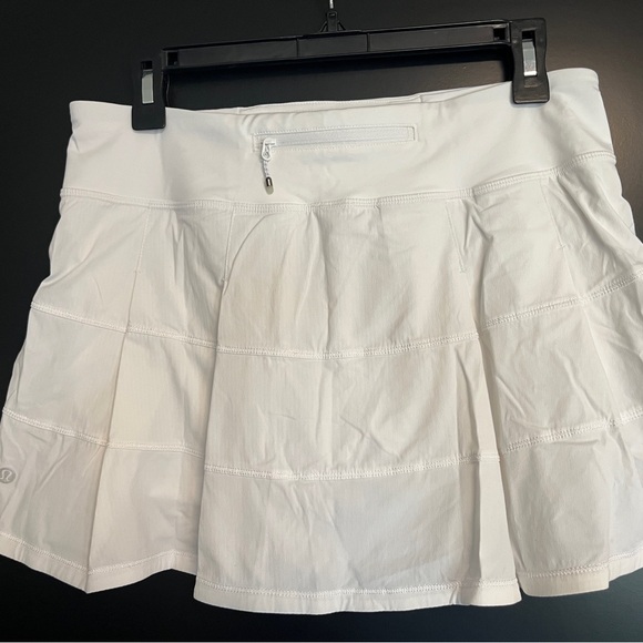 White Athletic Skort - Lululemon- size 8 tall - Picture 3 of 7